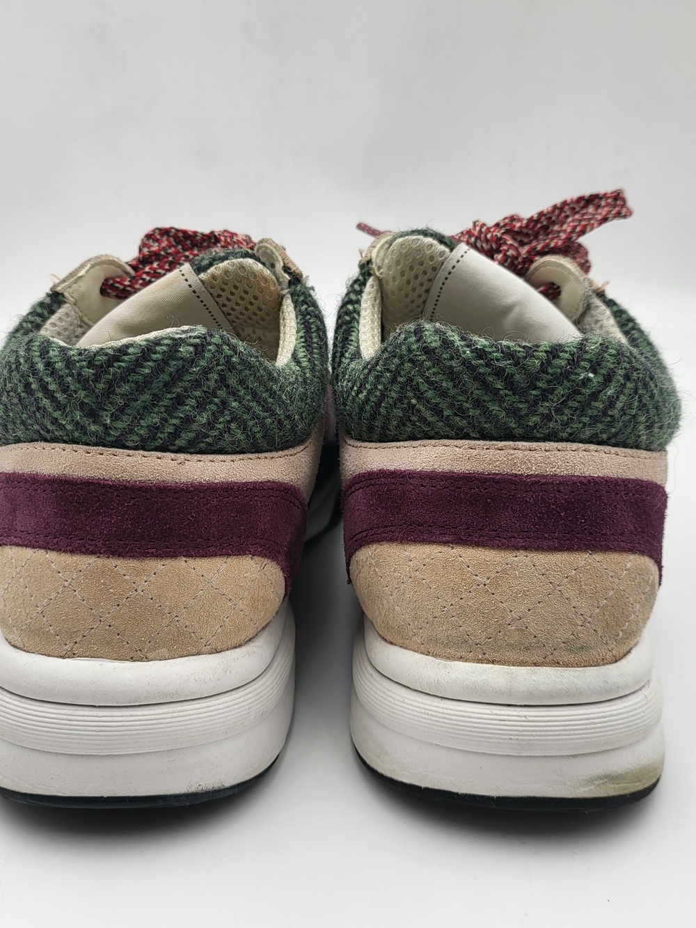 Chanel Multicolored Tweed and Suede CC Low-Top Sneakers, Authentic... - Picture 3 of 14